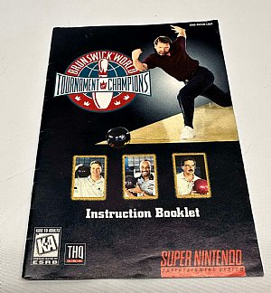 Brunswick World Tournament of Champions, Super Nintendo Instructions
