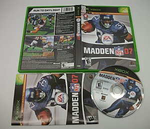 Madden NFL 07, Xbox game Used