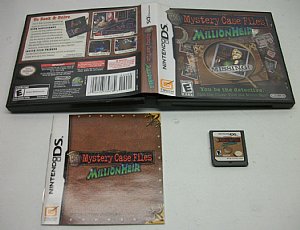 Mystery Case Files:  Million Heir, Nintendo DS game