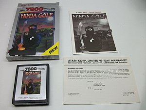 Ninja Golf, Atari 7800 boxed complete