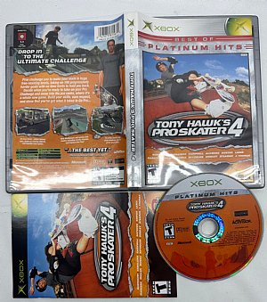 Tony Hawks Pro Skater 4, Xbox game Used {Platinum Hits}