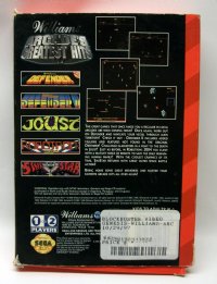 Williams Arcade's Greatest Hits, Box only, Sega Genesis{Cardboard.